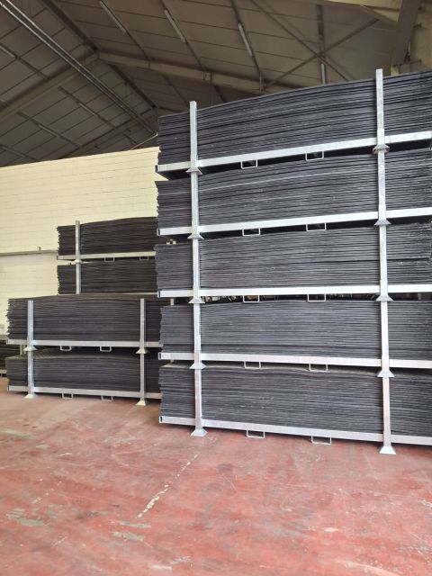 PVC rijplaten huren